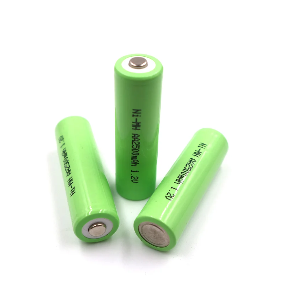 AA 2500mAh 10 шт. 2.5Ah перезаряжаемая батарея Ni-MH аккумуляторные батареи камера игрушечные часы фонарик дистанционное управление