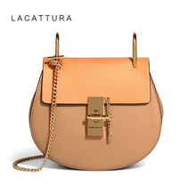 2016 Hot Sale Popular Fashion Brand Design Women Genuine Leather Cloe Bag High Quality Real Cowskin Shoulder Bag Small Chain Bag