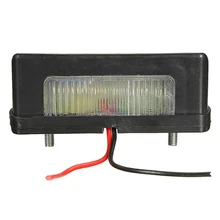 12v-24v LED Number Licence Plate Light Rear Tail Lamp Van For Camper Truck Trailer Lorry White