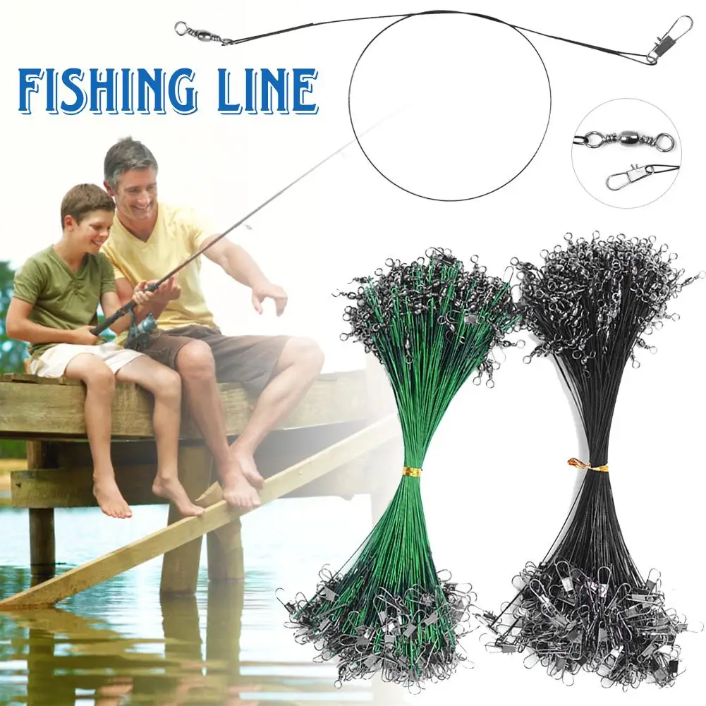 

Fishing Fishline Lure Steel Wire Fish Line Wear Resistant Biting Proof Line Super Strong Fishline Sea Pole Line Accessories Tool