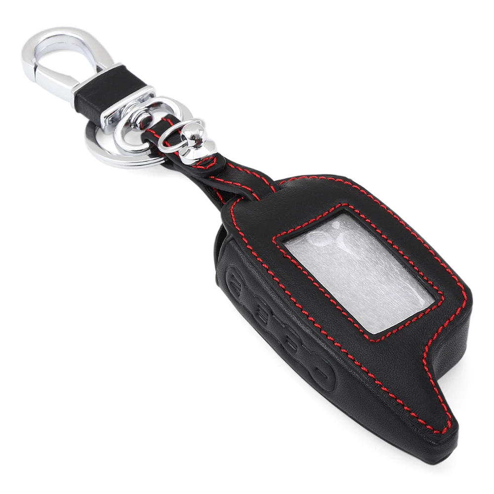 

Two Way Car Alarm Leather Case For Scher-khan magicar 7/8/9/10/11/12 LCD Remote Only Scher khan magicar M7/8