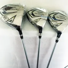 Cooyute Новые клюшки для гольфа HONMA BEZEAL 525 набор деревянных клюшек для гольфа дерево HONMA клюшки для гольфа графитовый Вал деревянные головные уборы