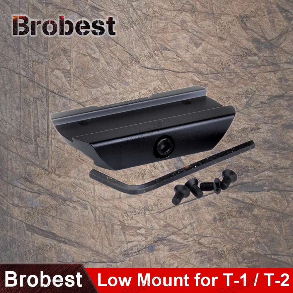 Brobest низкое крепление для T1/T-1/T2/T-2/TARGET TR02 Red Dot