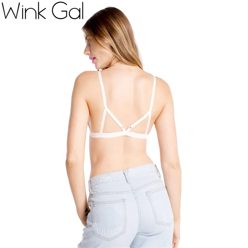 Wink Gal подростковый топ с узорами триугольный бюстгальтер топики для женщин|bra