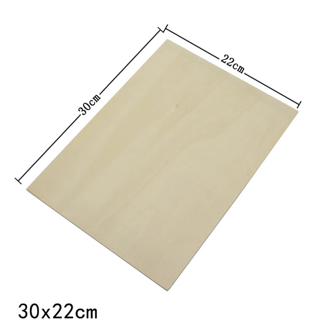 Rectangle Unfinished Wood Plaque Modelling DIY For Crafts Painting Supplies