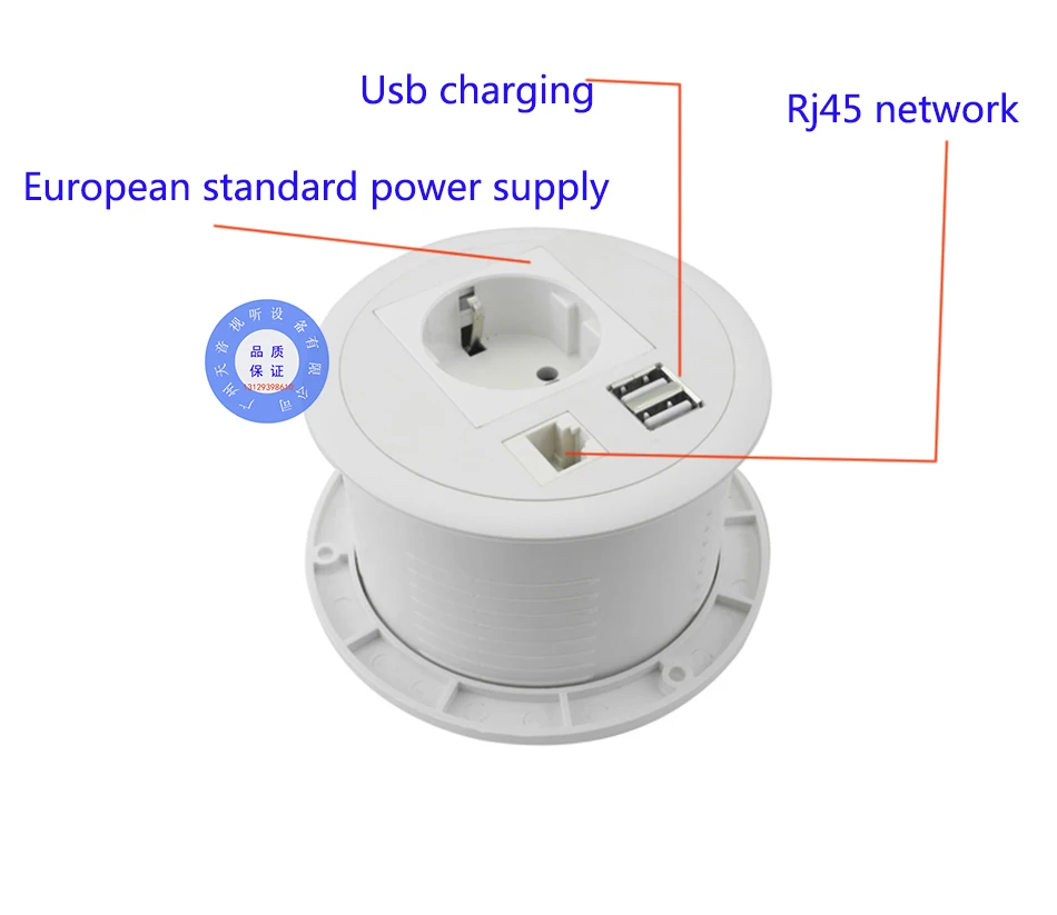 Офисный стол Розетка/Удобная работа/телефон USB зарядное устройство/rj45 сетевой разъем/мини-розетка/Европейский стандарт питания