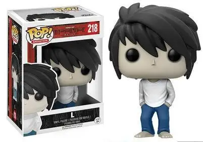 Funko POP Death Note L и L(с тортом) Рюк Фигурка декоративная модель игрушки - Цвет: 218