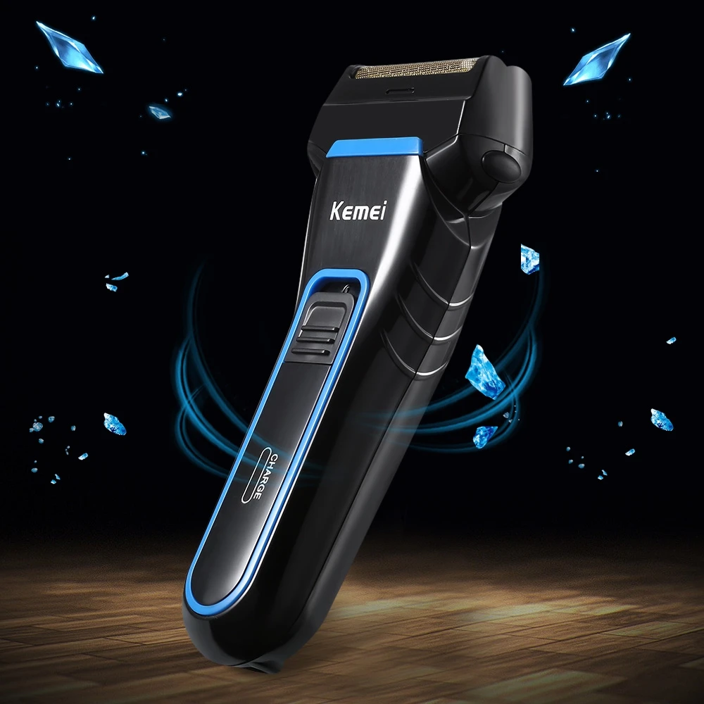 

Kemei-2016 Electric Shaver For Men Face care Rechargeable Razor Reciprocating Double Blades Electric Trimmer Cordless Razor