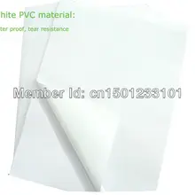 500 листов рвется воды/маслостойкой этикетка A4 пустой белый ПВХ самоклеящаяся бумага для лазерного принтера
