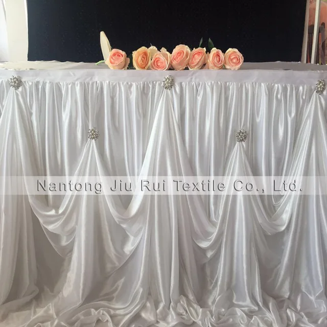 Improbable! Table skirt design Table skirt design really pleases