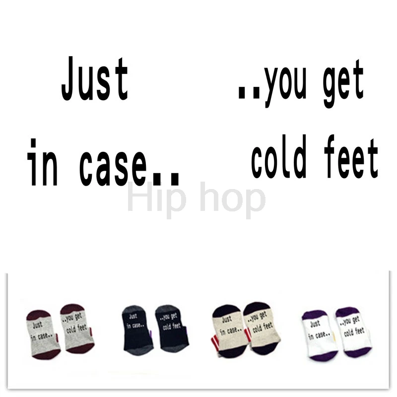 Только в случае, если вы получите холодные ноги слово на носки вино удобные хлопковые носки унисекс Мужские и женские носки