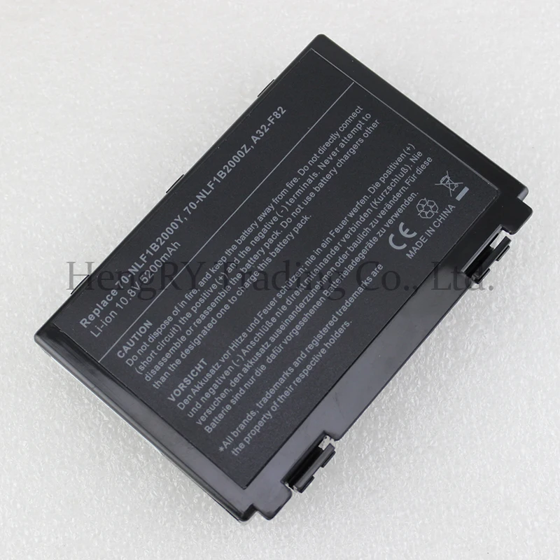 4400mAh аккумулятор для ноутбука Asus A32 F52 F82 K40 K40in K50 K50in k50ij K50ab K51 K60 K61 K70 P81 X5A X5E X70