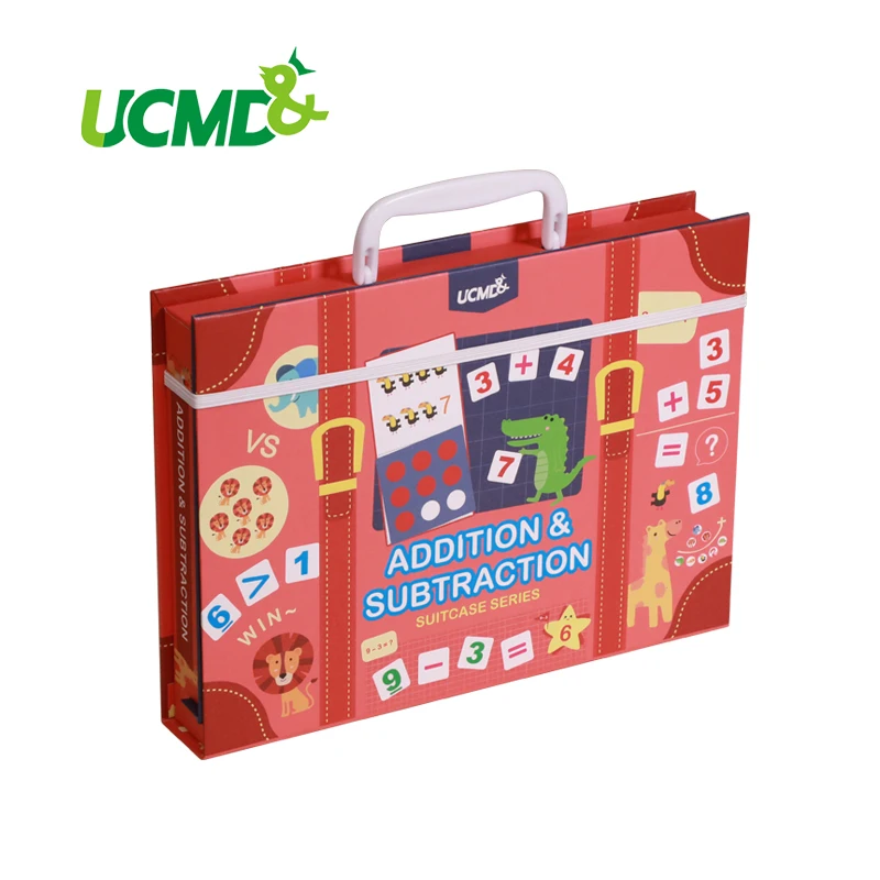Juguete magnético Montessori de matemáticas aritmética adicional resta juego de rompecabezas de matemáticas juguetes educativos enseñanza conteo ayuda regalo - 2