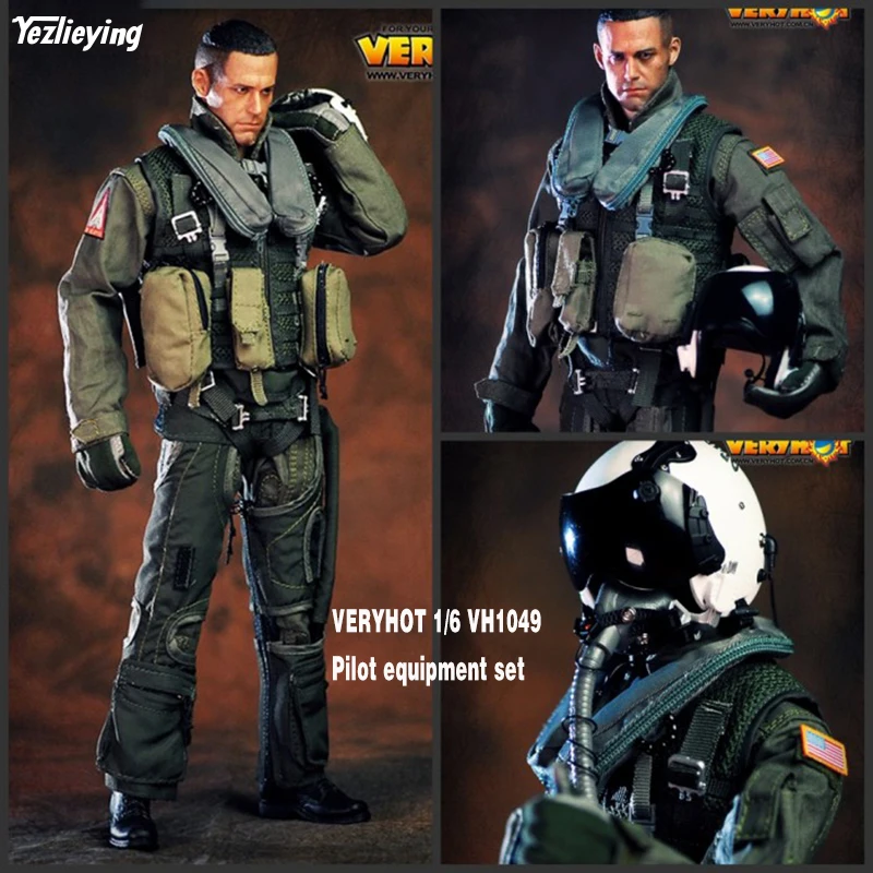 HOT FIGURE TOYS VERYHOT 1/6 1049 101st US Navy Fighting combat squadron pilot Equipment suit Dark Sickle Hand/Relentless Reaper