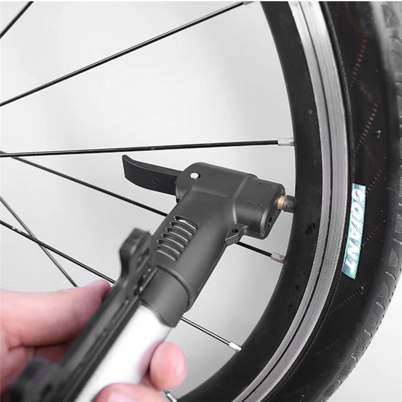 Mini Portable Mini Bicycle Pump High Pressure Cycling Hand Air Pump Ball Tire Inflator Aluminum MTB Mountain Bike Pump #2A24 (9)