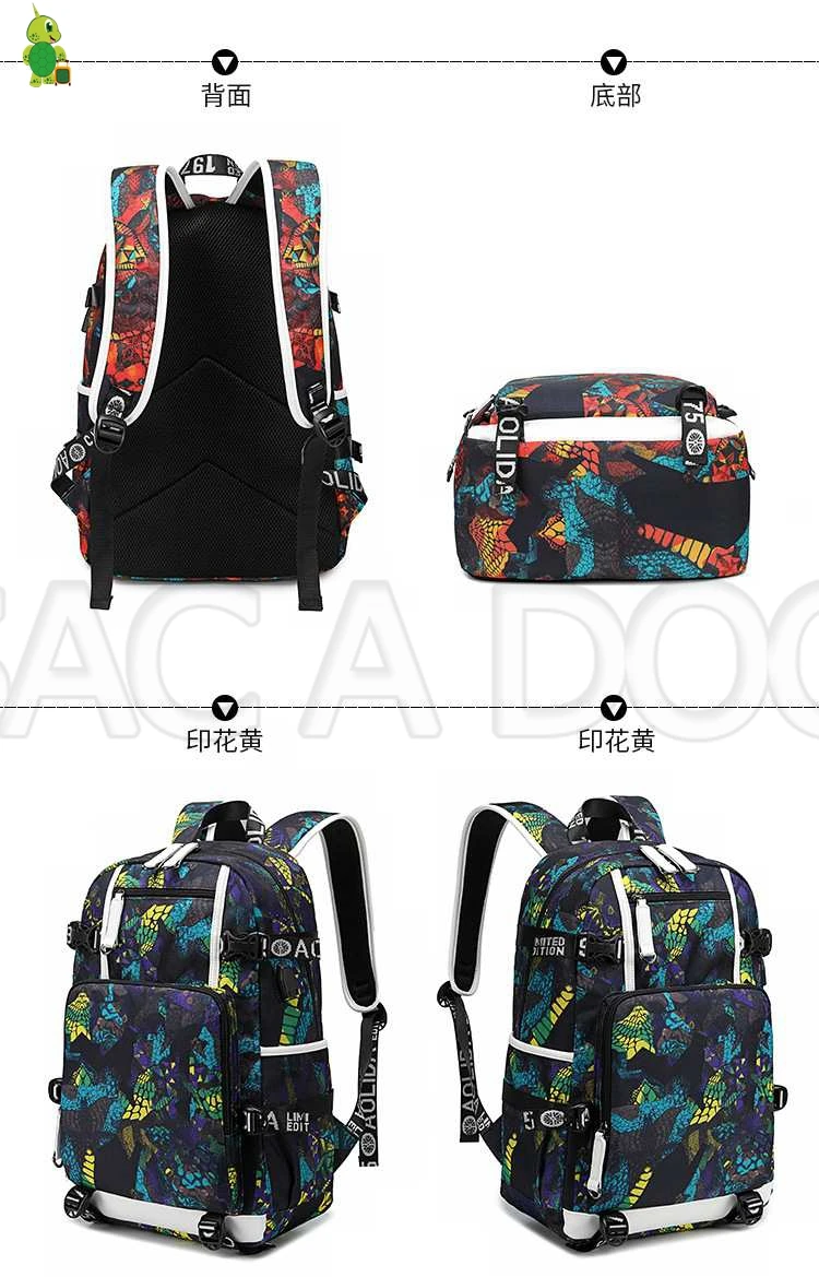 para Adolescentes Meninas Mulheres Homens Mochila de