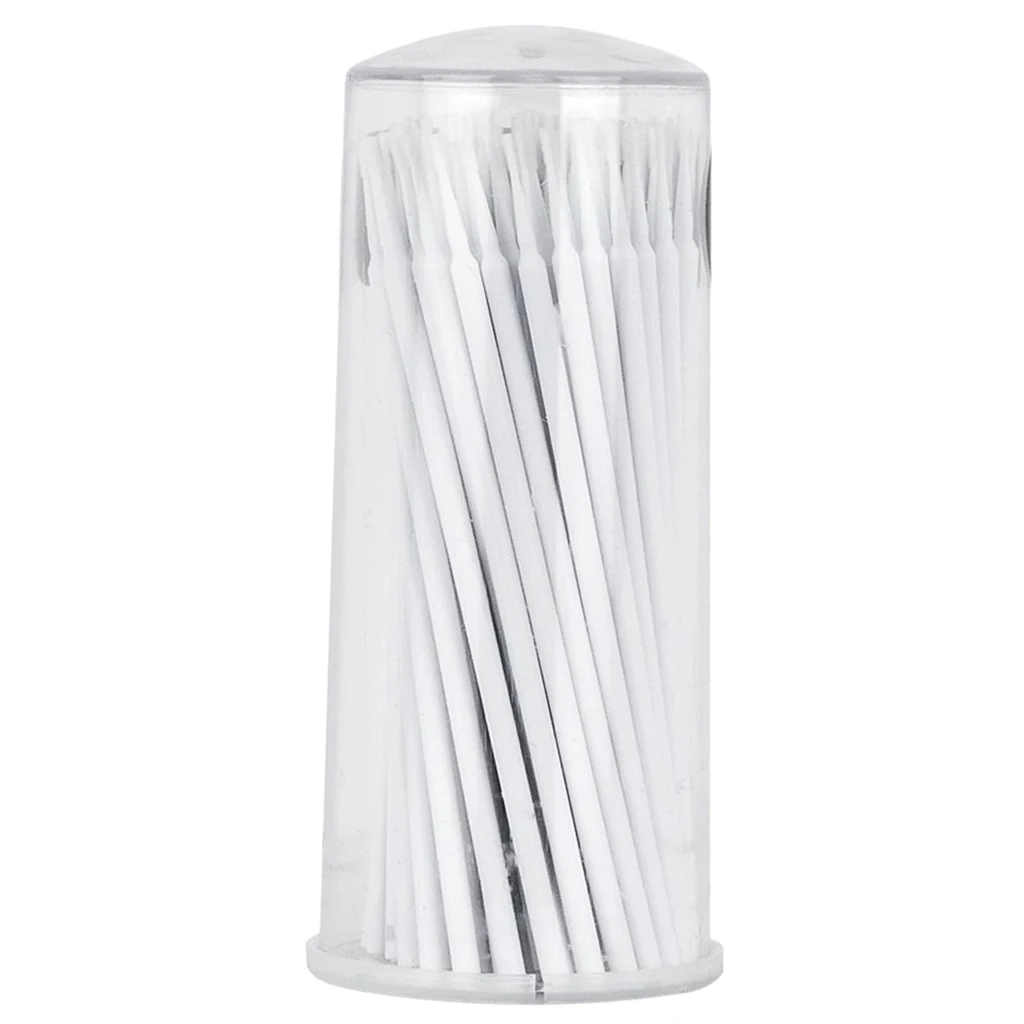100pcs Disposable Eyelash Extension Applicator Micro Brushes Swab Tools Lint Tattoo Permanent Supplies Extension Mascara Wands