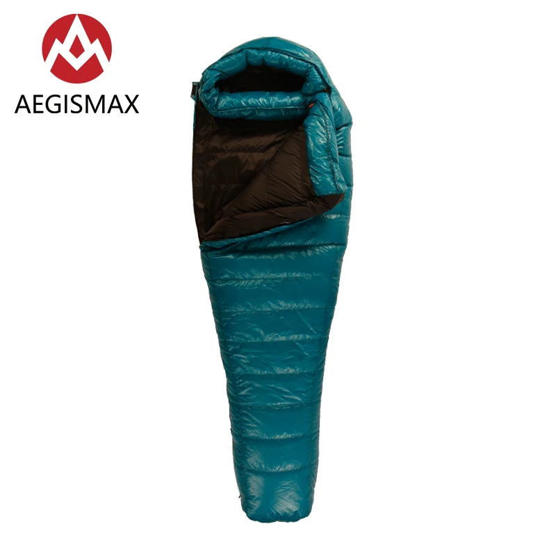 AEGISMAX M3 серии Открытый Кемпинг Пешие прогулки держать теплый белый гусиный пух Зимний Мумия спальный мешок