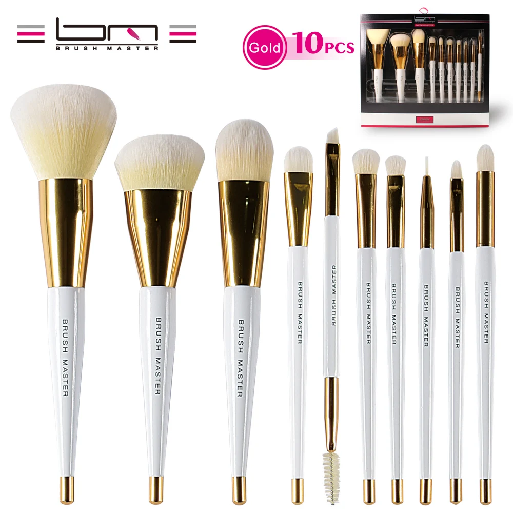 

BM Brush Master Vitamin-C Synthetic Vegan Makeup Brush Set Professional Silky Soft Makeup Brushes With Gift Package