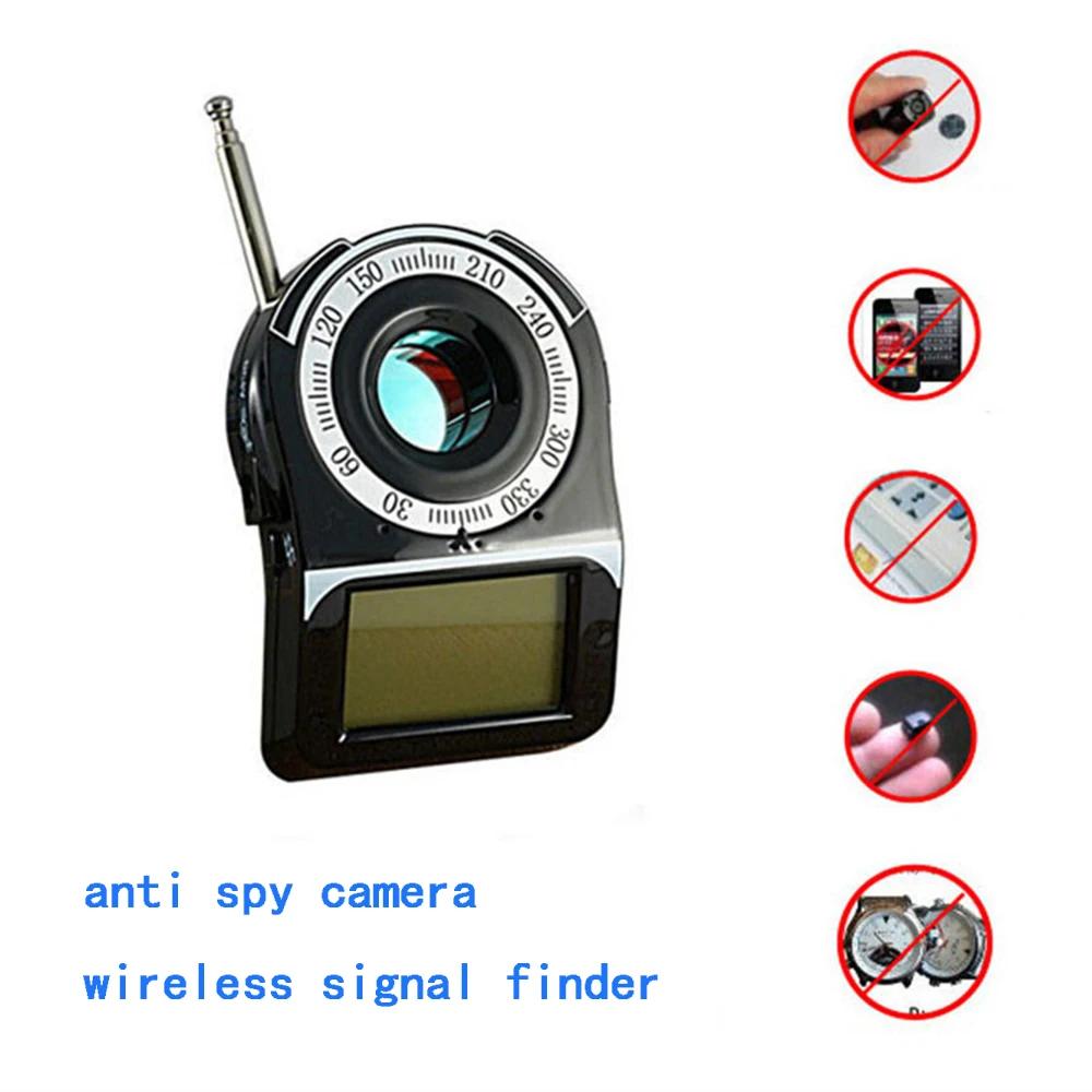 1 шт. беспроводной искатель сигнала Анти-шпион полный спектр РФ камера детектор переносной GSM сенсор Мини Скрытая камера использование в отеле