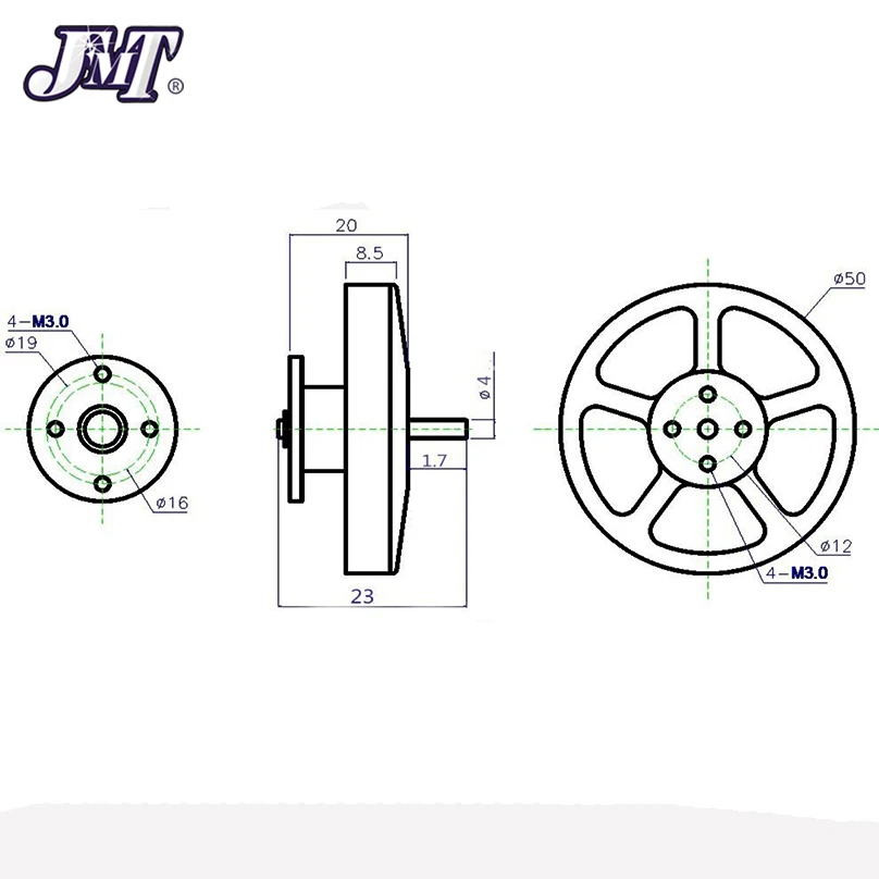  JMT 6 Axle Foldable Rack RC Quadcopter Kit APM2.8 Flight Control Board+GPS+750KV Motor+15x5.5 Prope
