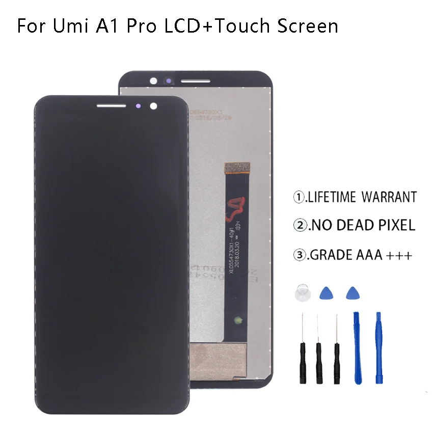 

Original For UMI Umidigi A1 Pro LCD Display Touch Screen Digitizer For UMI Umidigi A1 Pro Display Screen Assembly Phone Parts