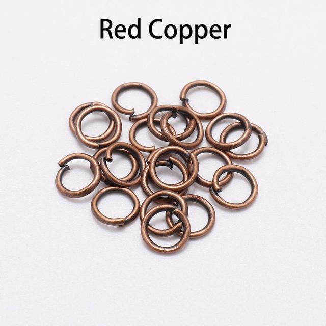3/4/5/6/7/8/10/12/14/16/20mm Jump Rings Split Rings Necklace Earring Connectors For DIY Jewelry Making Accessories