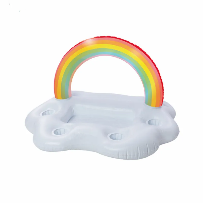 Rainbow Cloud Inflatable Drink Holder