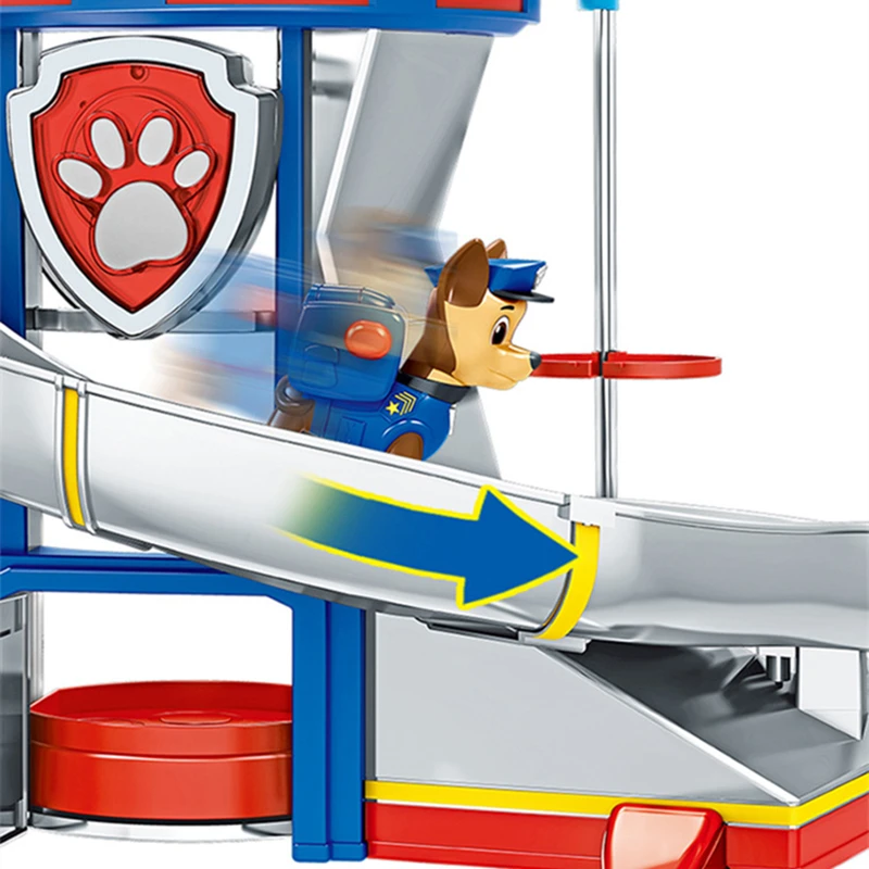 Paw Patrol toys set patrol dog track Command Center Rescue Base Toy Patrulla Canina Anime Action Figures Model Toys