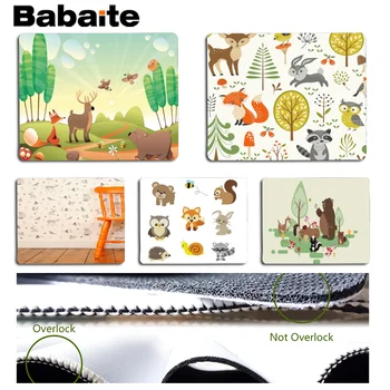 

Babaite Woodland animals Large Mouse pad PC Computer mat Size for 25x29cm Gaming Mousepads
