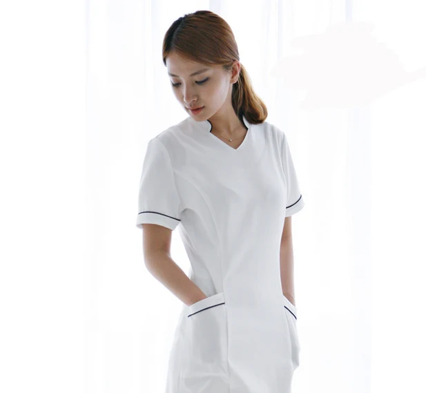 Индивидуальный дизайн больницы униформа медсестры салон красоты спецодежда медицинская Спецодежда Комбинезоны модные медсестры платья