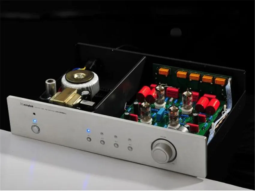 W-003 HIFI аудио XA3200MKII вакуумный ламповый Предварительный усилитель 12AT7*2, 12AX7*2 Пульт дистанционного управления предусилитель Вход: 1* RCA