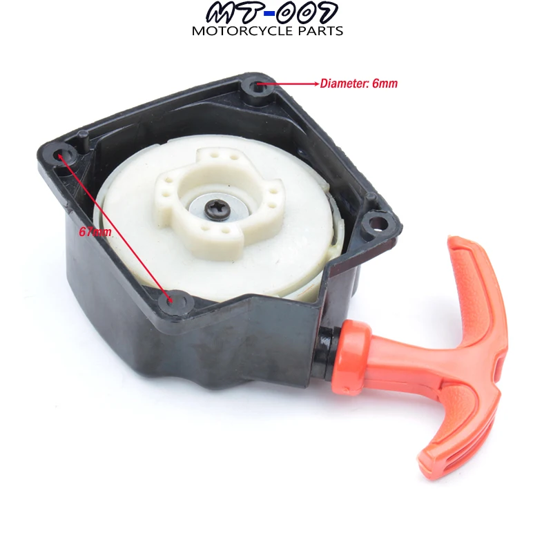 Arrancador del Cortac/ésped Arranque de retroceso para 33cc 43cc 47cc 49cc Mini Quad Scooter ATV 2 Tiempos