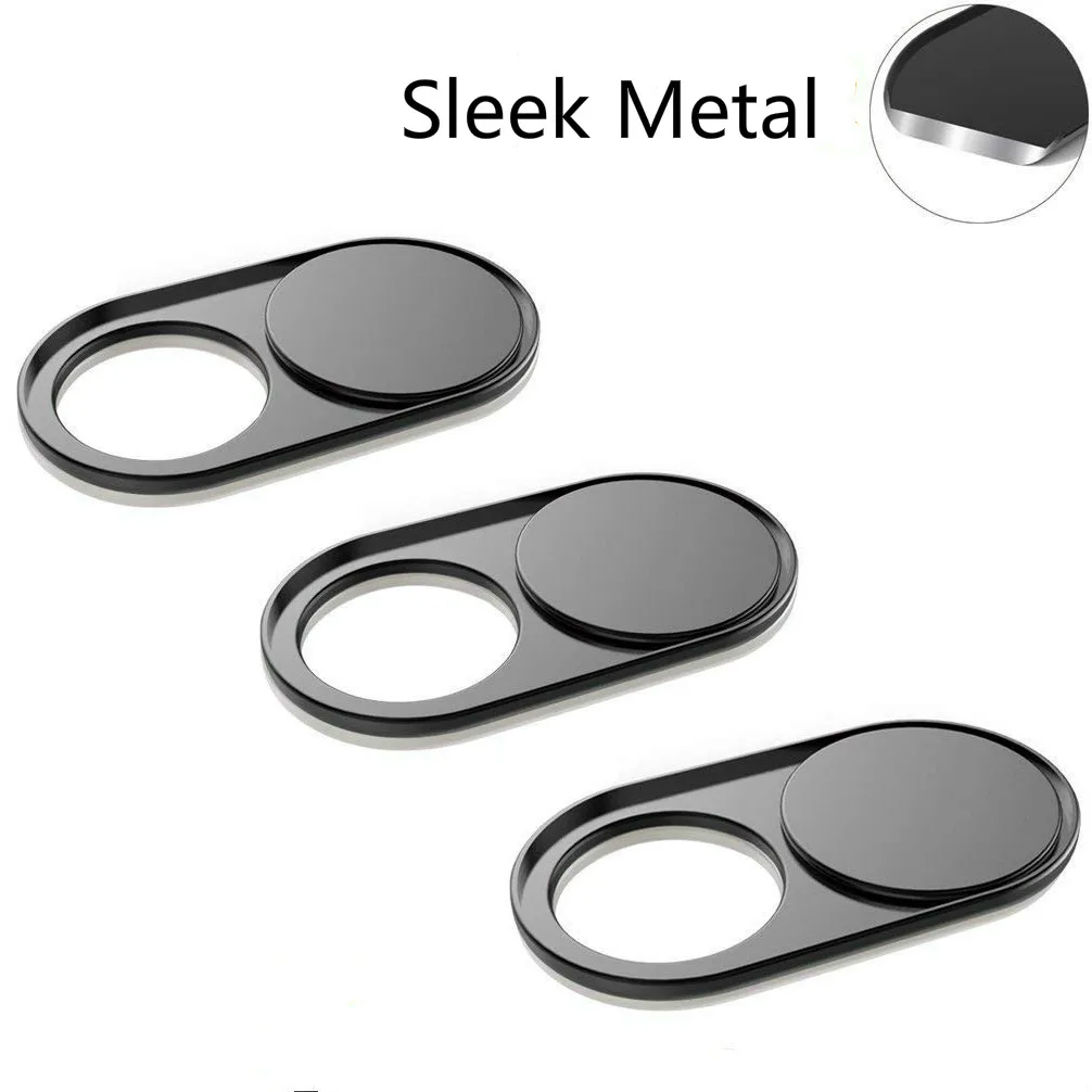 Sleek Metal Cam Cover Shutter Slider Plastic Camera Cover For Samsung iPhone IPad 