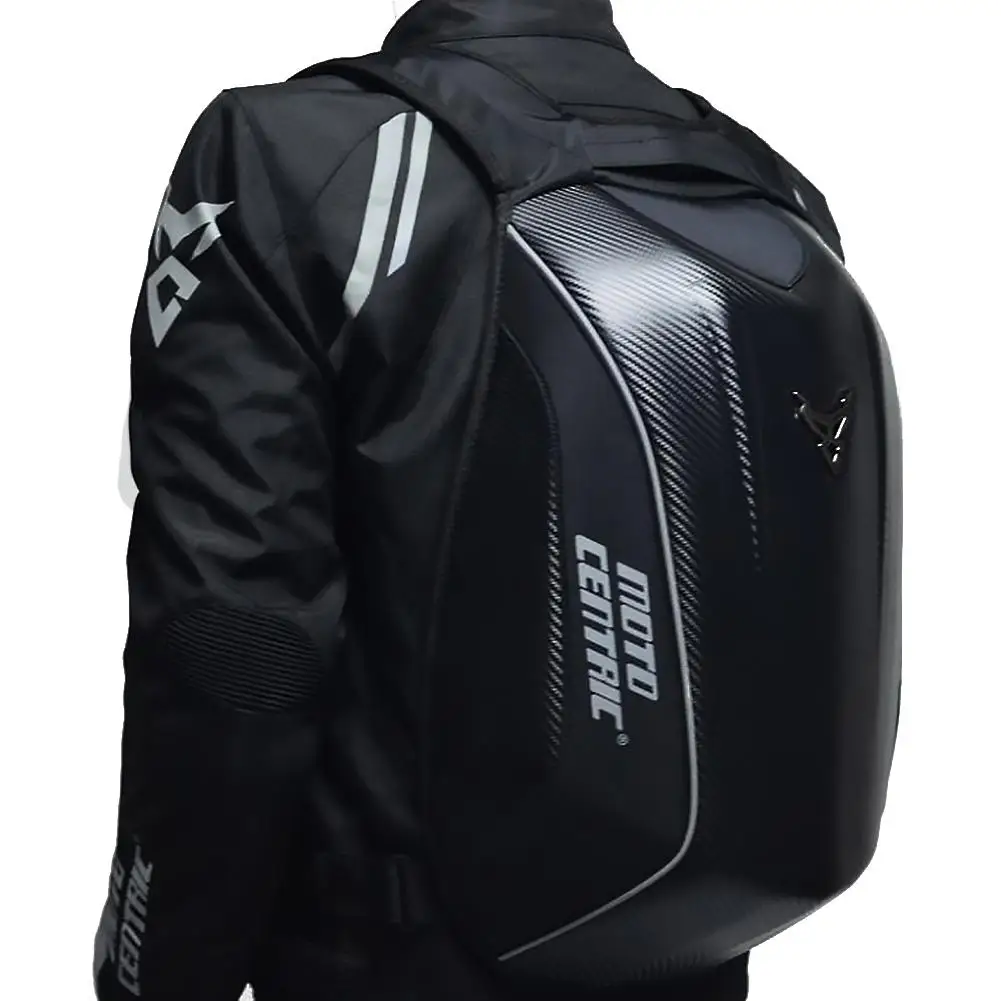 Cycling Backpack,Travel Backpack,Hiking Gear and Accessories,Carbon Fiber Motorcycle Backpack MC Backpack,Waterproof Hard Shell Kawasaki Turtle Bag Riding Backpack