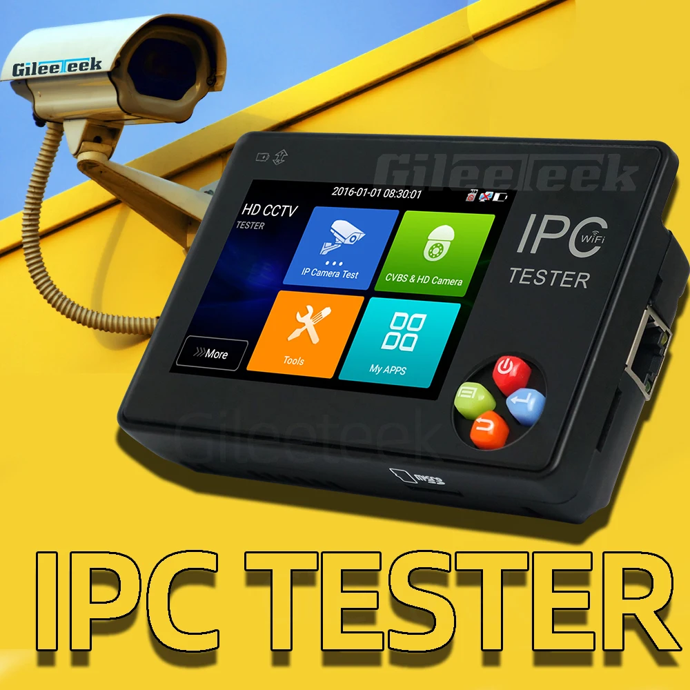 Tester para Dahua Teste da Câmera Monitor de 3.5 Além Disso Testador Polegada 4 k H.265 ip & Cvbs Câmera Ahd Tvi Cvi Hikvision Onvif Ipc1600ahd Ipc 2 3.5 polegada 4 k h.265 ip &