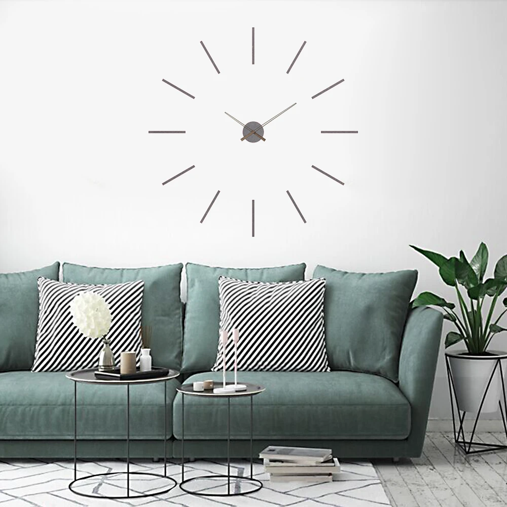 Tanie 3D zegar ścienny zegarek DIY naklejki ścienne 2019 nowy przyjazd nowoczesny Design do salonu wystrój domu Horloge Murale Reloj De Pared