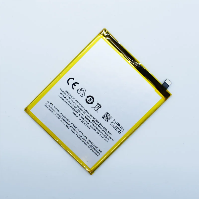 Hekiy 2019 Новый аккумулятор для Meizu M5 BA611 совместимый с Mini Мобильный телефон 3000
