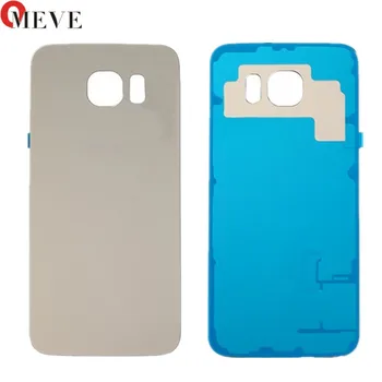 

20PCS/LOT OEM Back Glass Cover For Samsung Galaxy S6 G920 Back Battery Cover Rear Door Housing Case Replacement Parts
