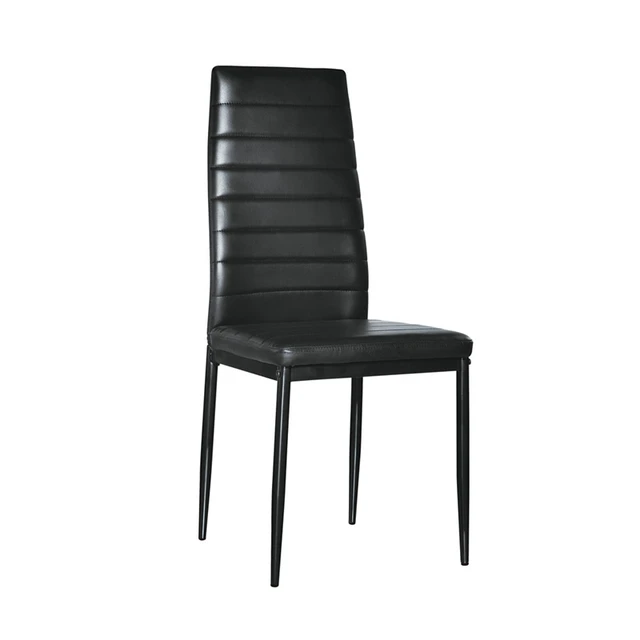 Best Quality High Back Modern Dining Chair 4pcs Faux Leather Contemporary Dining Furniture Dropshipping Best Quality High Back Modern Dining Chair 4pcs Faux Leather Contemporary Dining Furniture Dropshipping