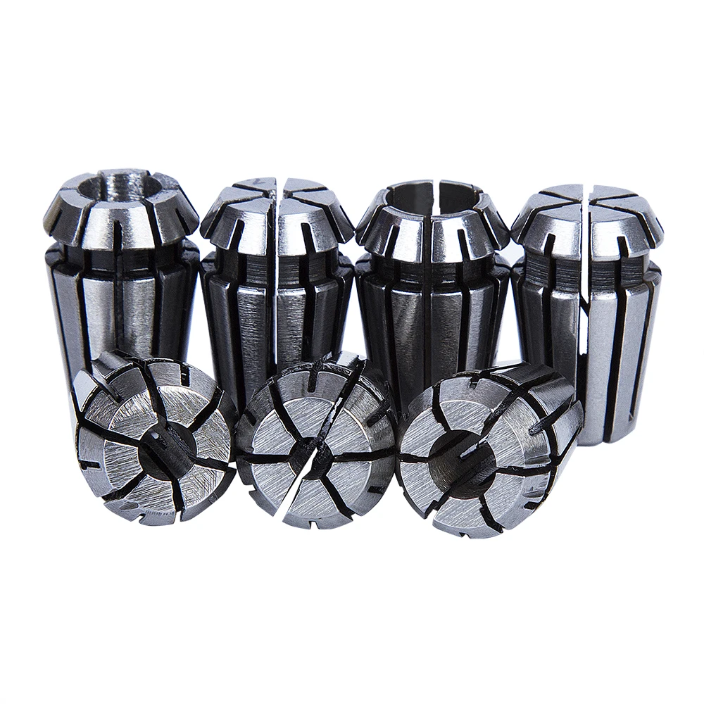 7pcs Set ER11A Spring Collet Milling Chuck Tools Holder For Drilling Sculpting
