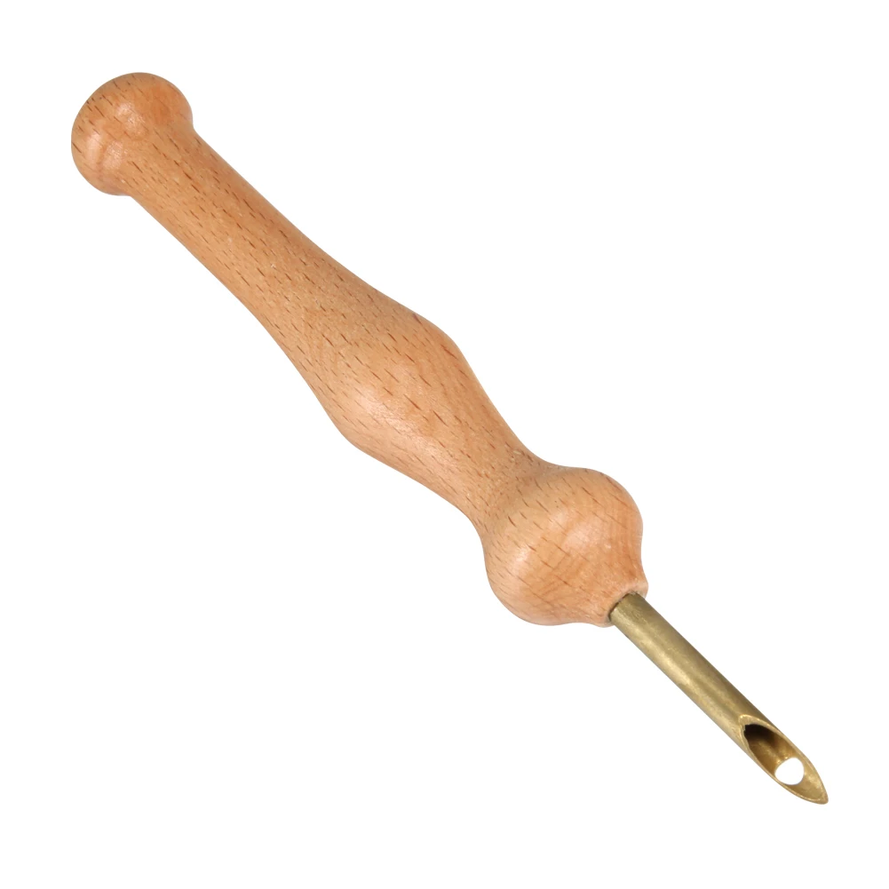 Новая волшебная ручка для вышивания Дырокол игла для валяния набор нарезчиков деревянная ручка скатерти ремесленные инструменты DIY Набор для шитья