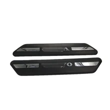 Misura per Volvo XC60 2014 2015 2016 Posteriore In Plastica ABS Portello Del Piatto Del Davanzale Benvenuto Pedale Esterno Soglia Strisce di Protezione del Pedale 2 Pcs