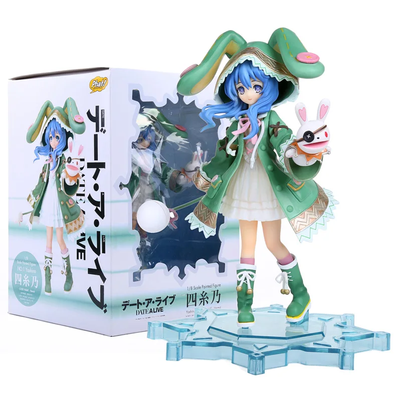 ФОТО Anime Date A Live Yoshino 1/8 Scale Painted PVC Action Figure Collectible Model Toy 18cm