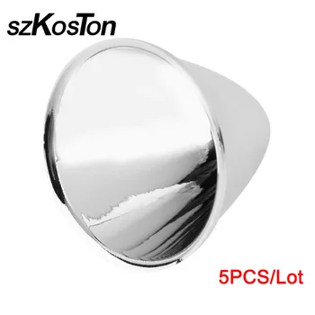 

5PCS Replacement Aluminum Silver Reflector Cup for C8 XM-L Flashlight DIY Spotlight LED Flashlight Plastic Plating Reflector Cup