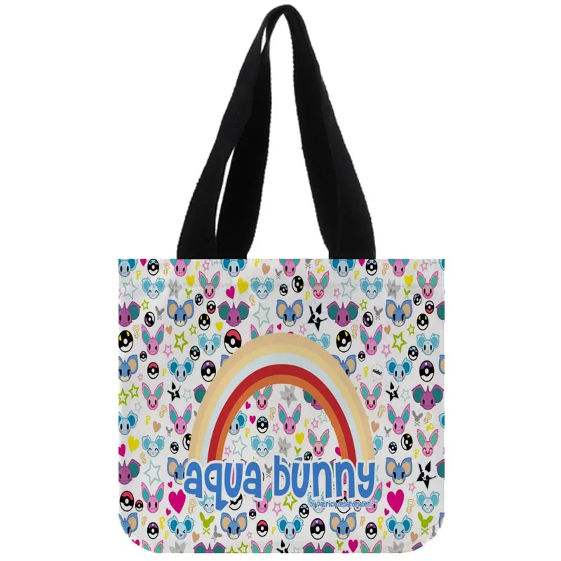 

Custom tokidoki Reusable Handbag Shoulder Cloth Pouch Foldable Large Linen Bag Shopping Bags Painting Travel