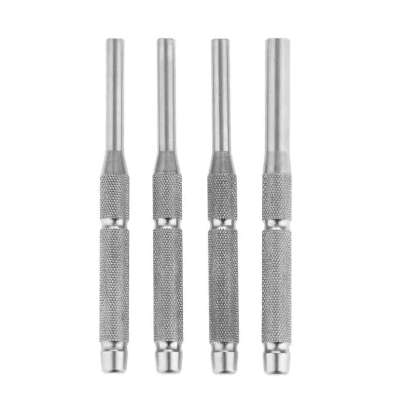 4pcs Stainless Steel Roll Pin Punch Tools Multi Size Hollow End Roll