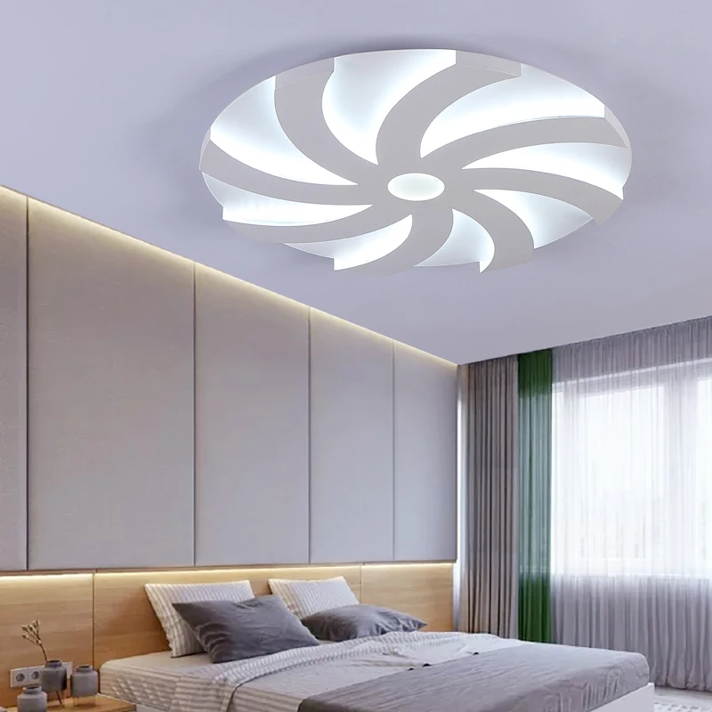 

Chandelierrec Online Modern Flower Shape LED Chandeliers Home Decor Lighting Fixture For Living Room Bedroom Ceiling Chandeliers