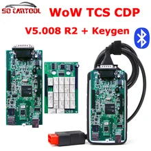V5.008 R2 WOW TCS CDP With Keygen + Bluetooth OBD2 Diagnostic Tool Better Than TCS CDP Pro 5Pcs/Lot by DHL Free