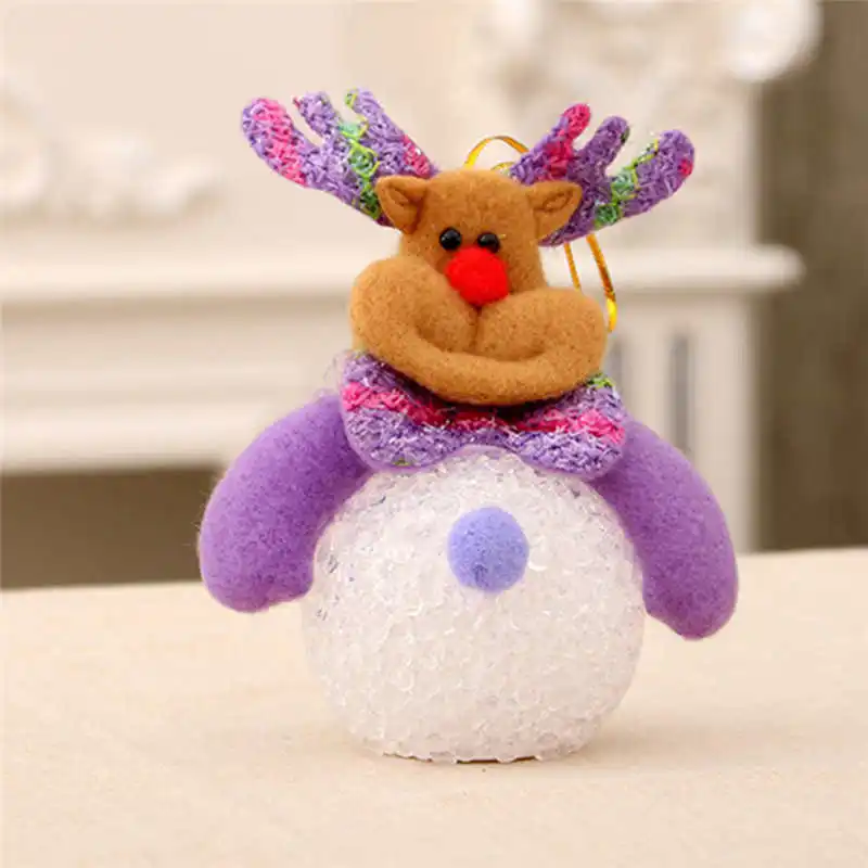 Multicolor EVA Christmas LED Light Lamp Home Decoration Christmas Tree Pendant for party free shopping #2o23 (3)